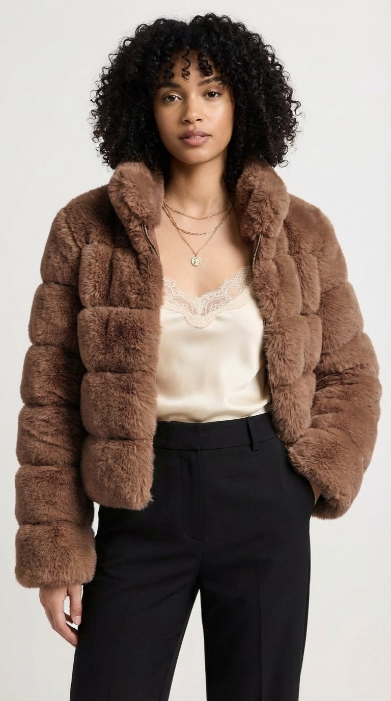 Luwivia™ Imitatiebont Jas