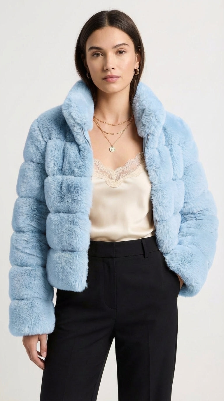 Luwivia™ Imitatiebont Jas