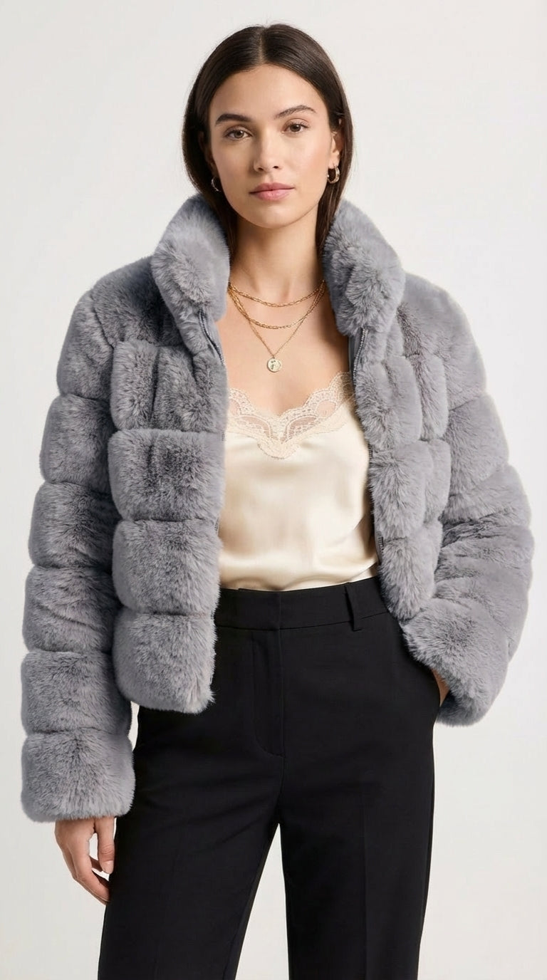 Luwivia™ Imitatiebont Jas