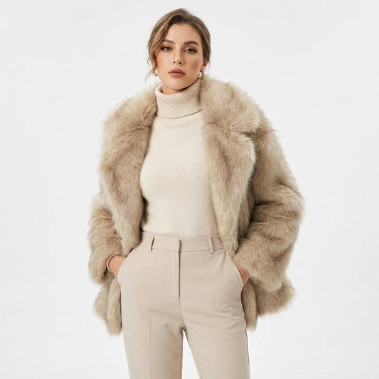 Gradient Faux™  Imitatie Bont Jas