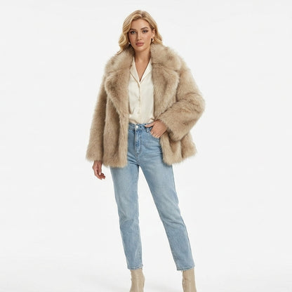 Gradient Faux™  Imitatie Bont Jas